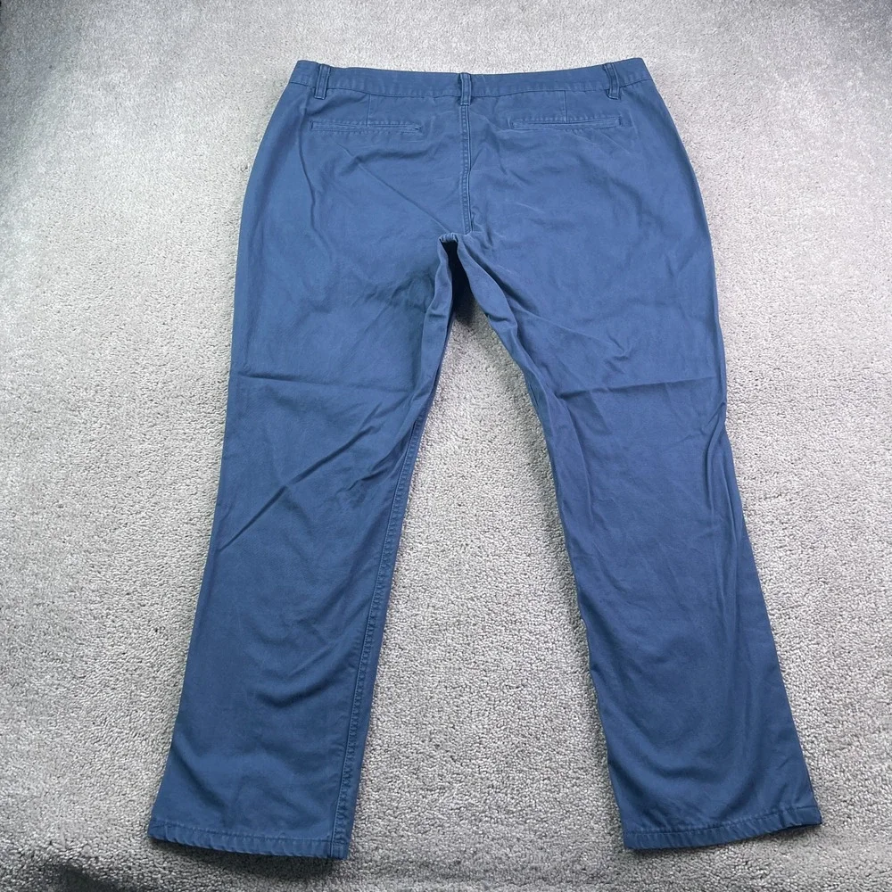 Bonobos Pants Mens 38x28 Blue Slim Fit Chino Cotton Twill Casual Slacks
